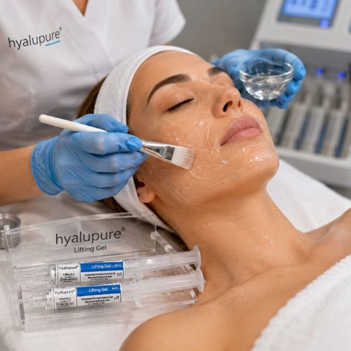 hyalupure® Lifting Gel bőrfeszesítő és anti-aging kozmetikai kezelés során