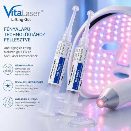 VitaLaser® Lifting Gel fényalapú kozmetikai kezelésekhez fejlesztett hialuron technológia